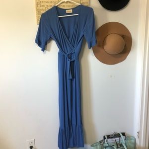 Flattering wrap dress